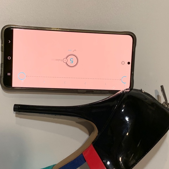 Jessica Simpson multi-colored high heels, size 7.5 - Picture 5 of 6